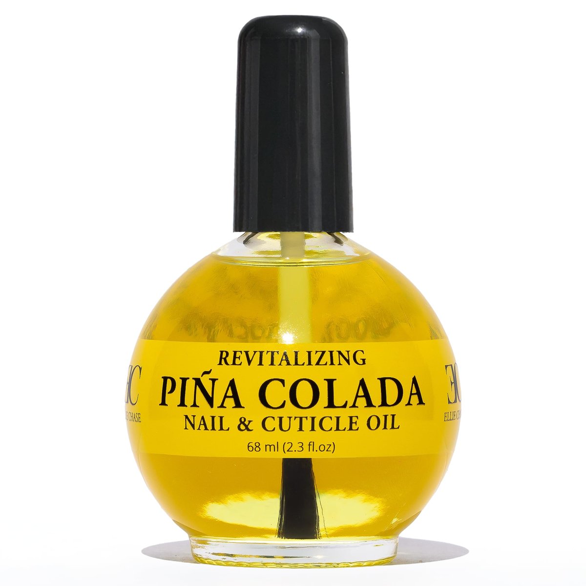 ELLIE CHASE Feuchtigkeitsspendendes Nagel- und Nagelhautöl 2,3 Fl Oz - Piña Colada Duft – Angereichert mit Jojobaöl, Aloe, Vitamin E – Nagel- & Nagelhautpflege, Reparatur, Feuchtigkeitspflege, Stärkung, Wachstum