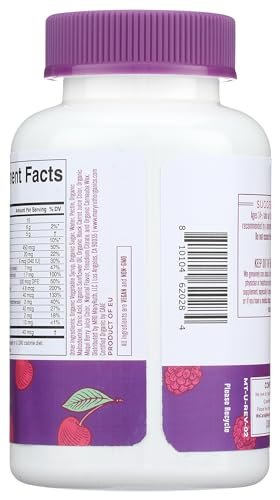 MaryRuth Organics Männer Vitamin Gummibärchen | USDA Bio | Vegan | Tägliche Multivitamine für Immununterstützung | Non-GMO | Glutenfrei | 60 Stück