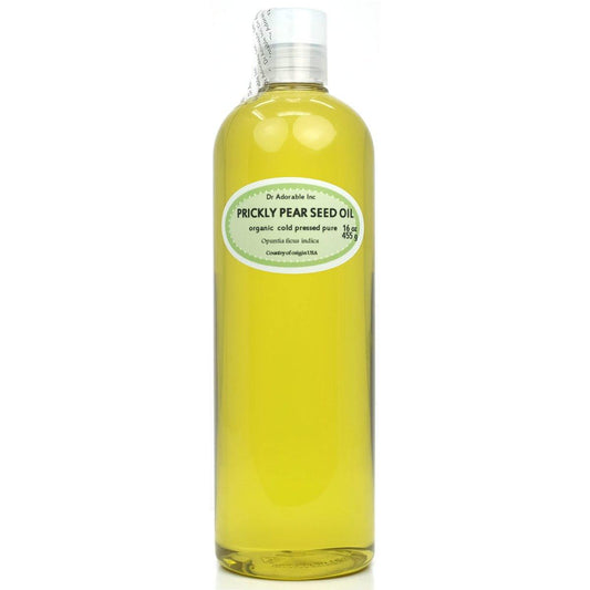 Dr Adorable - 480 ml - Kaktusfeigenkernöl - 100 % reines natürliches Bio kaltgepresstes Öl