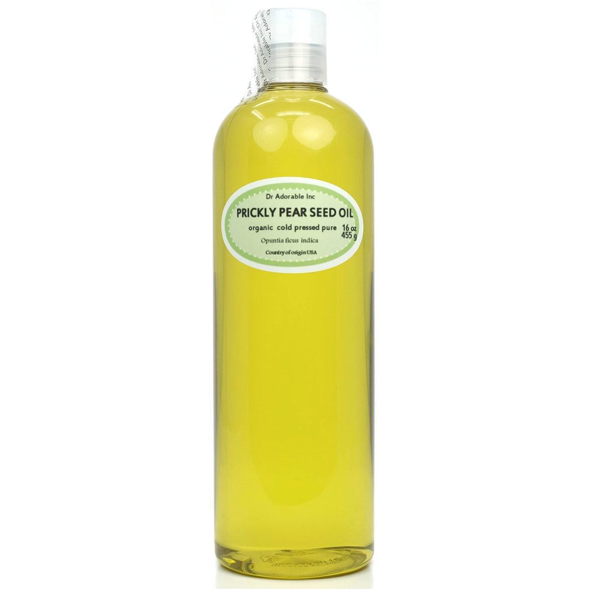 Dr Adorable - 480 ml - Kaktusfeigenkernöl - 100 % reines natürliches Bio kaltgepresstes Öl