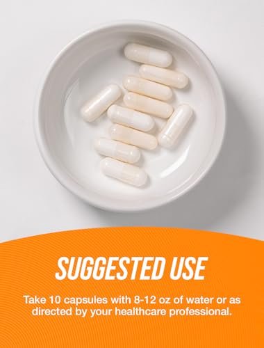 BulkSupplements.com L-Leucin Kapseln - Leucin Supplement, BCAA, 5000 mg pro Portion, Glutenfrei, 300 Kapseln (30 Tage Vorrat)