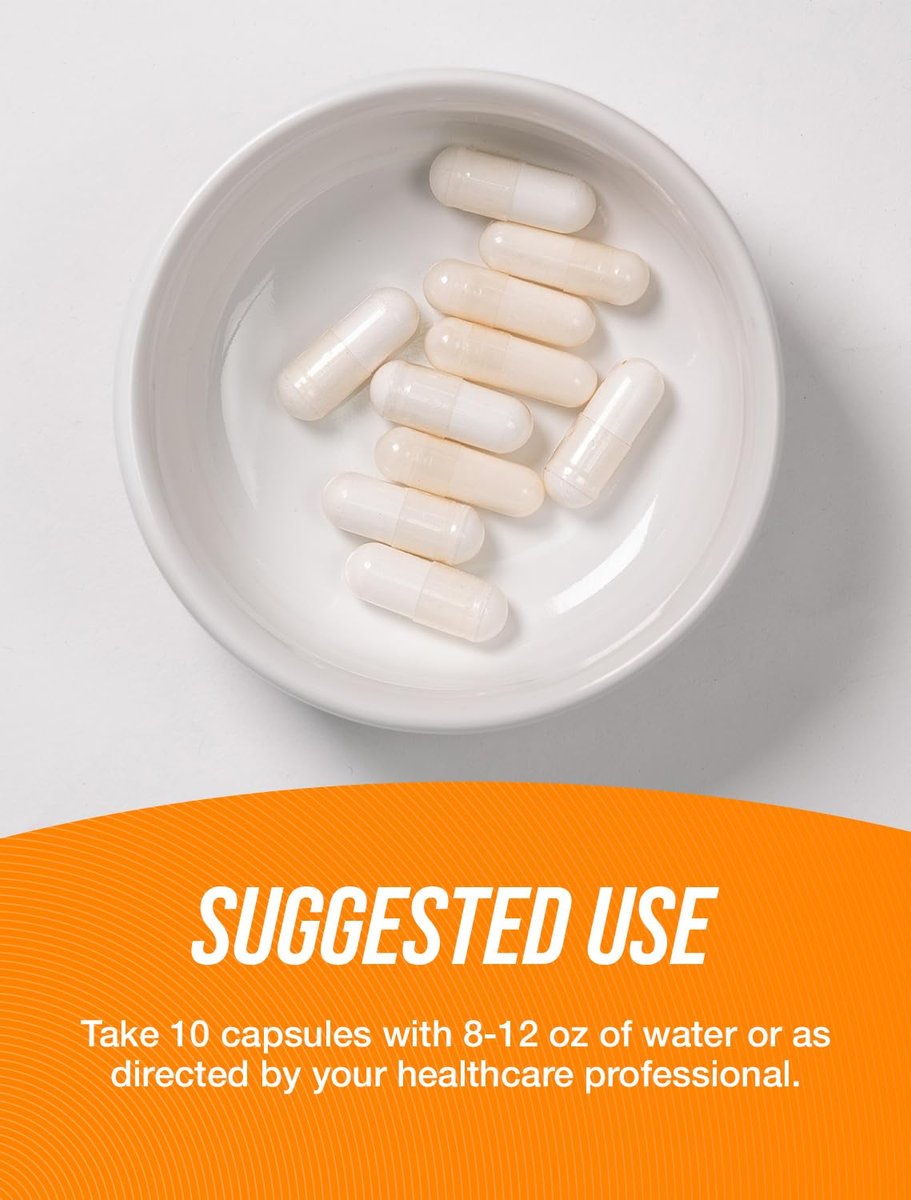 BulkSupplements.com L-Leucin Kapseln - Leucin Supplement, BCAA, 5000 mg pro Portion, Glutenfrei, 300 Kapseln (30 Tage Vorrat)
