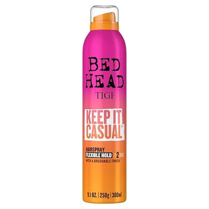 TIGI Bed Head Keep It Casual Haarspray – Flexibler Halt mit bürstenfreiem Finish für Frizz- und Statikkontrolle, 258 ml