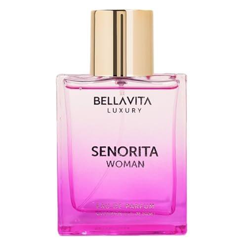 Bellavita Luxury Senorita Eau de Parfum 100 ml – Frisch-floraler Damenduft mit Yuzu, Pfingstrose und Moschus
