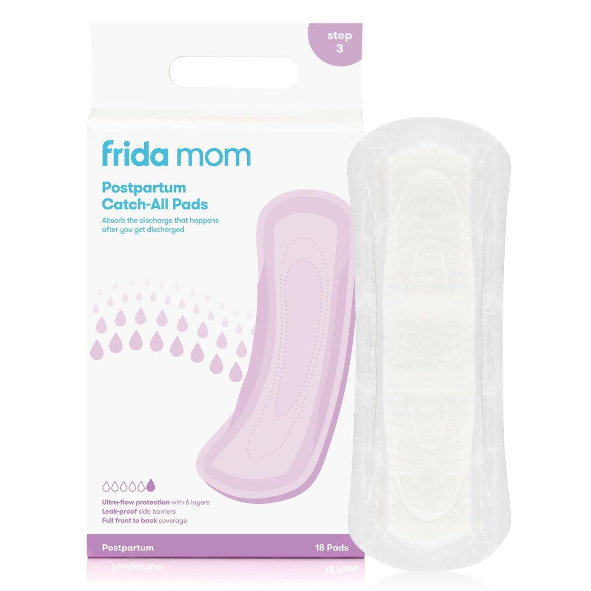 Frida Mom Wochenbett-Binden, auslaufsichere Damenbinden, 6 Schichten Schutz für maximale Saugfähigkeit (18 Stück)