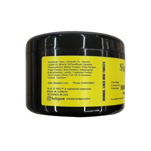 Slay It Pro Braid Jam – Frizz-Free Glanz, langanhaltender Halt & kein Flocken für Zöpfe, Locs und Twists 8 Unzen (Super Hold)