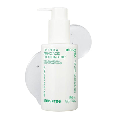 innisfree Green Tea Amino Acid Reinigungsöl – Feuchtigkeitsspendendes koreanisches Gesichtsöl, Make-up-Entferner mit Jojoba, 150 ml