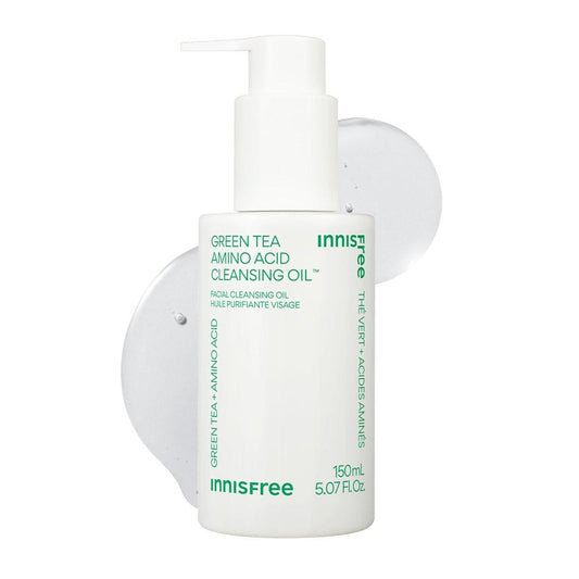 innisfree Green Tea Amino Acid Reinigungsöl – Feuchtigkeitsspendendes koreanisches Gesichtsöl, Make-up-Entferner mit Jojoba, 150 ml