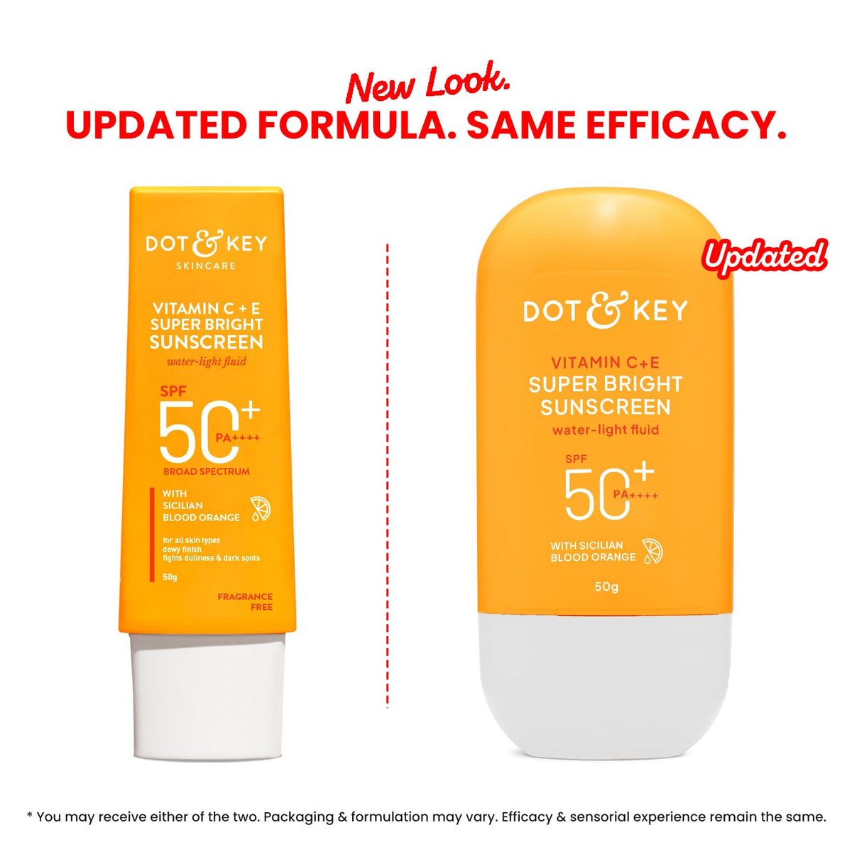 DOT & KEY Vitamin C + E Sonnenschutz SPF 50 | Wasserleichter, UVA/UVB & Blaulichtschutz | Flüssig-SPF 50 | Für alle Hauttypen | 50g (1,76 oz), 1er-Pack