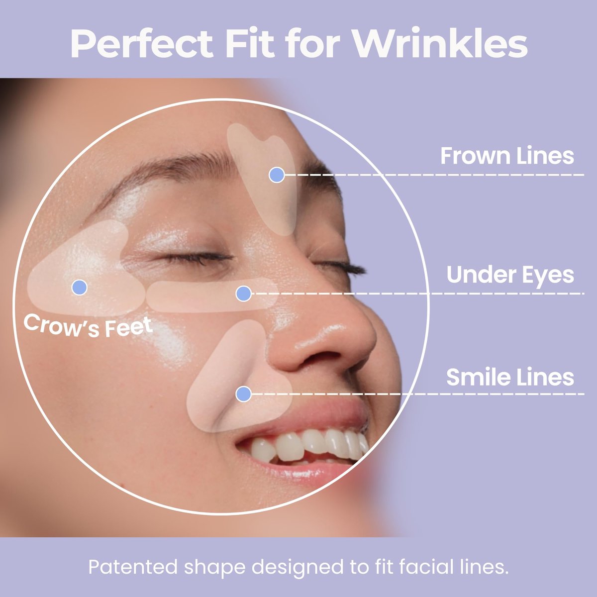 PETITE PLUIE Face Smoothing Wrinkle Patches (78 Stück) | Anti-Aging Nachtpflege mit Bakuchiol, Kollagen & Peptiden | Für Stirnfalten, Krähenfüße & Lachfalten | Hergestellt in Korea