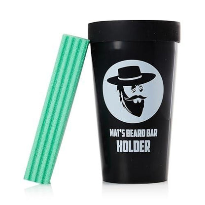 Mat's Beard Bar® - Pro (V2.0) & Halter - FLEXIBEL - Beseitigt Bartstoppeln nach der Rasur von Waschbecken und Arbeitsplatten - Bestes Geschenk für Männer