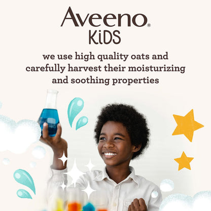 Aveeno Sensitive Skin Face & Body Gel Creme für Kinder mit Präbiotischem Hafer – Klinisch bestätigte 24-Stunden-Feuchtigkeitspflege, schnell trocknend & leicht, hypoallergen, 227 g