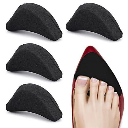 WLLHYF Weicher Schaumstoff Verstellbarer Schuhfüller, Zehenstopfen Fußstütze, Unisex Größen Einlagen für High Heel Schuhe, Wiederverwendbar, 2 Paar