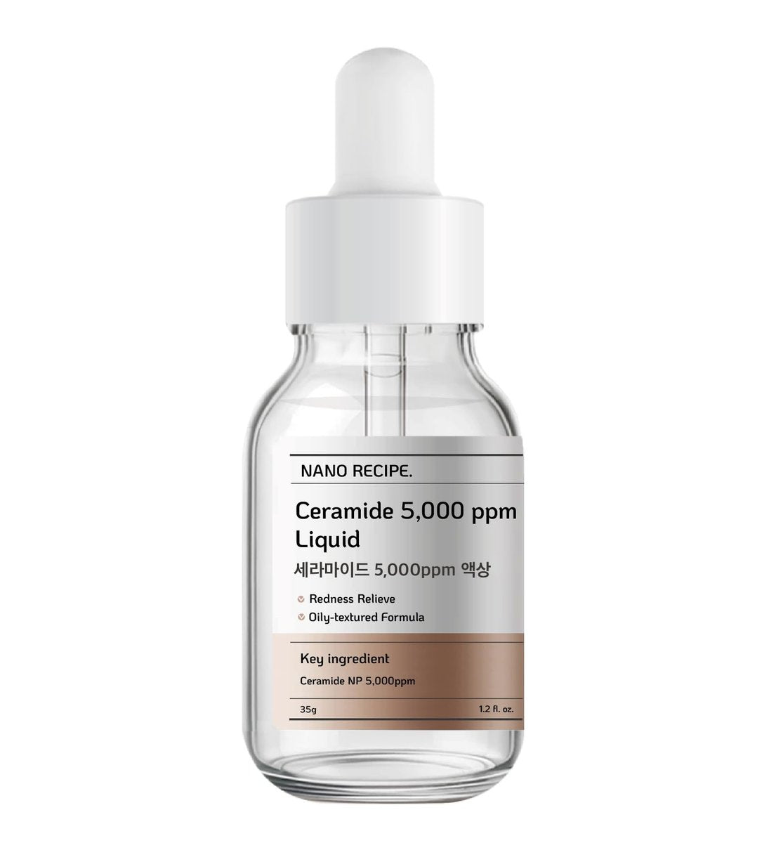 Nano Recipe Vielseitiges Hochwirksames Ceramid-Konzentrat Mix 1-2 Tropfen mit jeder Feuchtigkeitscreme Hautbarriere stärkend 41 ml