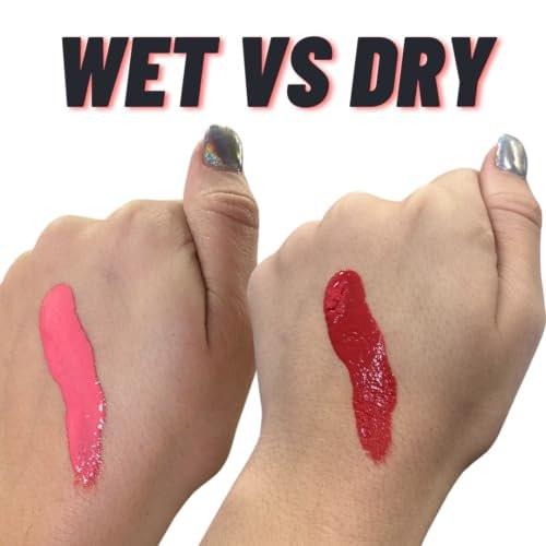 Rote Latex-Flüssigfarbe für Körperbemalung - 946 ml für Erwachsene und Kinder, Zombie-Haut-Make-up, ideal für Schulen, Partys, Theater, Cosplay, Karneval