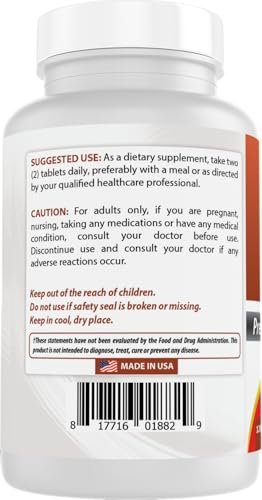 Best Naturals Calcium Magnesium Kalium - 120 Tabletten - Non-GMO & Glutenfrei