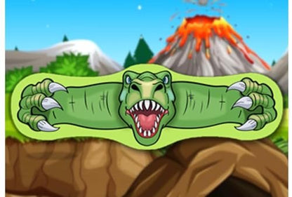 Prähistorische Dino-Pflaster – Die erstaunlichen Erste-Hilfe-Dinosaurier, die umarmen! T-Rex, Triceratops, Säbelzahntiger und prähistorischer Hai – lustige selbstklebende Cartoon-Pflaster. 100er-Box