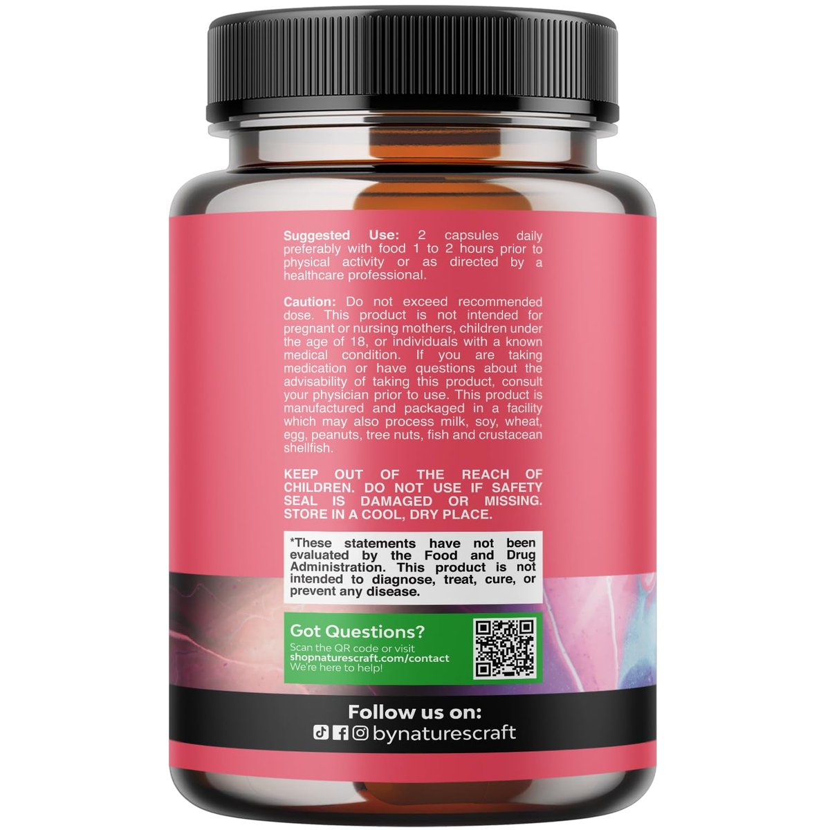 G-Curve Brust- und Po-Wachstumskapseln – Horny Goat Weed, Muira Puama & Maca Root für Po-Wachstum – Fortschrittliche Kräuterformel – Unterstützt größeren Po und größere Brust – Leicht zu schlucken – 90 Kapseln