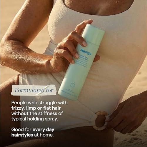 Aquage Finishing Hair Spray – Volumisierender & flexibler Halt für Glanz und langanhaltendes Styling – Professionelles Hairstyling-Produkt (10 oz)