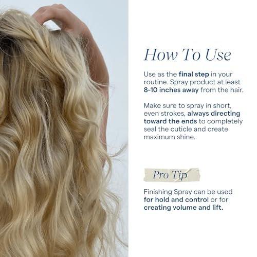 Aquage Finishing Hair Spray – Volumisierender & flexibler Halt für Glanz und langanhaltendes Styling – Professionelles Hairstyling-Produkt (10 oz)