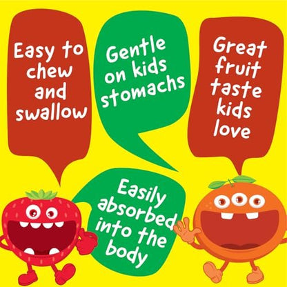 VitaWorks Kids Biotin 5000 mcg Lutschtabletten | Leckeres Biotin-Präparat für Kinder | Vegan, Ohne Gentechnik | Für Haarwachstum, Haut und Nägel | 120 Lutschtabletten