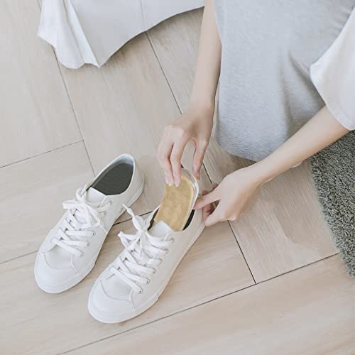 AccEncyc Verstellbare Fersenerhöhung Einlegesohlen 2er-Pack – Weiche Silikon-Height Increase Insoles für Schuhe 1/4" bis 1" – 4 Schichten