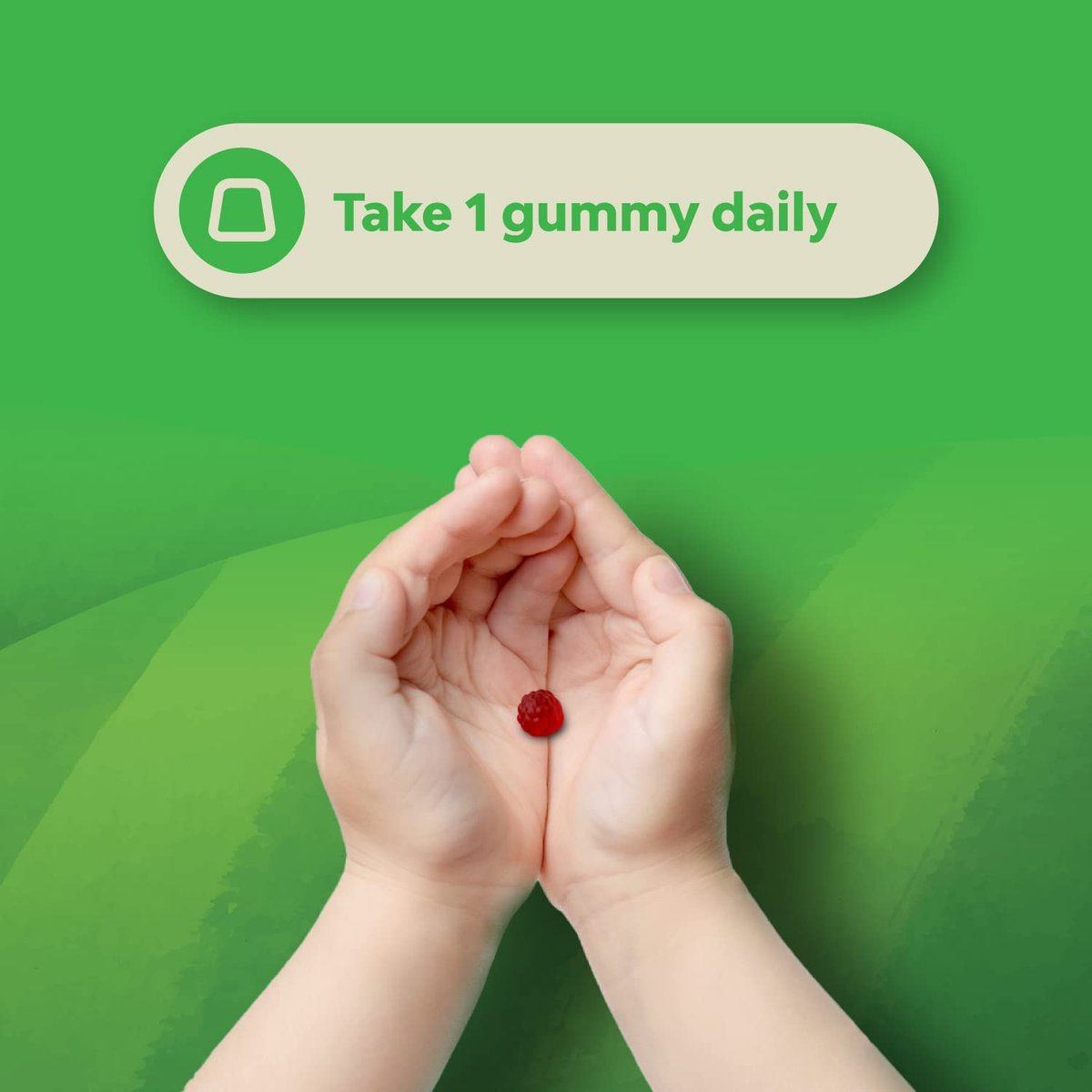 Vitamin-D-Gummis für Kinder – Leckere Vitamin-D-Gummis mit 1000 IE pro Portion – Immunsystem-Unterstützung für Kleinkinder – Beeren-Geschmack – Für Knochen und Muskeln – Gelatinefrei – 60 Stück