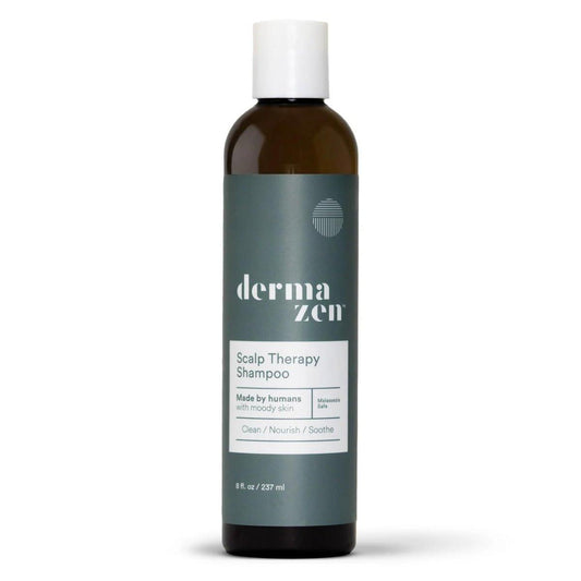 Dermazen Reinigendes Scalp Therapy Shampoo für schuppige, juckende Kopfhaut | Steroidfrei, Sulfatfrei | Reduziert sichtbar Schuppen & beruhigt Juckreiz | Malassezia-sicher mit Piroctone Olamine | 237 ml