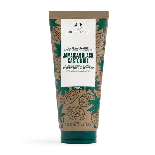 The Body Shop Jamaican Black Castor Oil Curl Activator – Stärkt & pflegt Locken & Wellen – Vegan – 200 ml