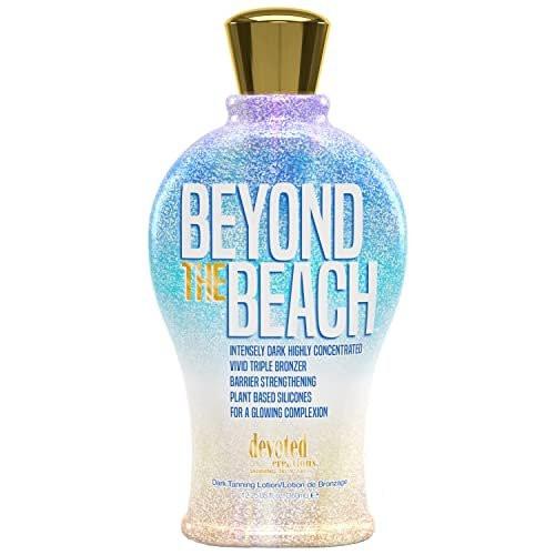 Devoted Creations Beyond the Beach – Intensiv dunkler, hochkonzentrierter Vivid Bronzer mit pflanzlichen Silikonen zur Stärkung der Barriere, steigert Zellenergie & Leuchtkraft – 12,25 oz