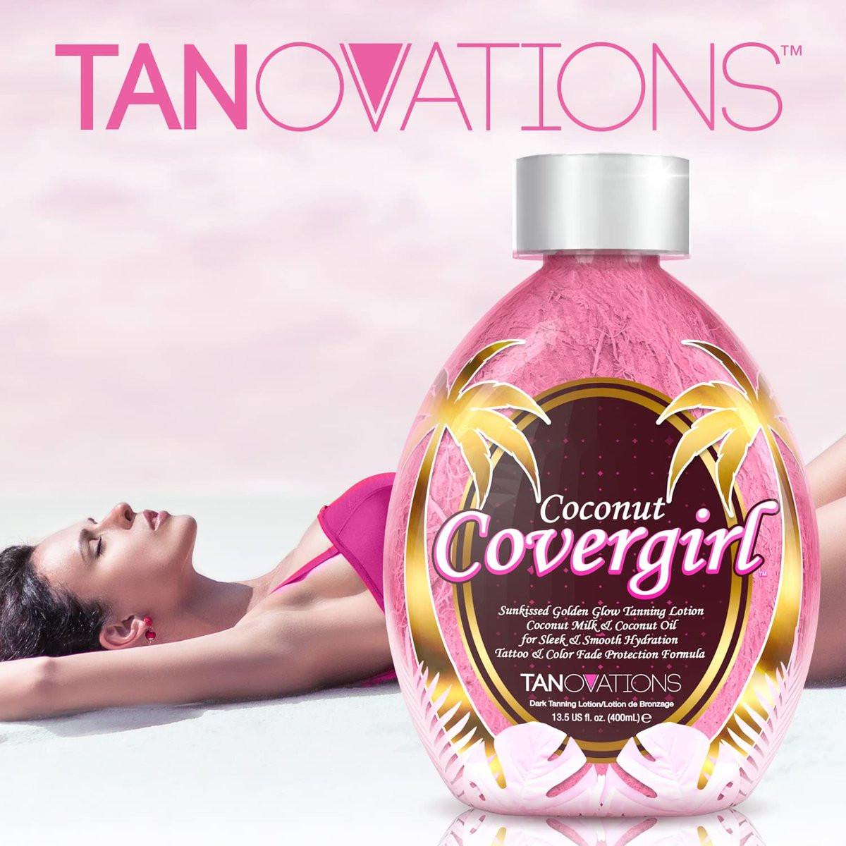 Tanovations Coconut Covergirl Sunkissed Golden Glow Bronzing Lotion (400 ml) – Natürliche Bräune mit Kokosduft