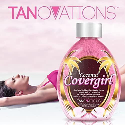 Tanovations Coconut Covergirl Sunkissed Golden Glow Bronzing Lotion (400 ml) – Natürliche Bräune mit Kokosduft