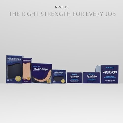 Niveus Sanftes Silikon-Klebeband – von Zahnärzten entwickelt, klares, weiches, perforiertes Silikon-Klebeband, FSA/HSA-zugelassen, für empfindliche Haut (1 blaue Rolle)