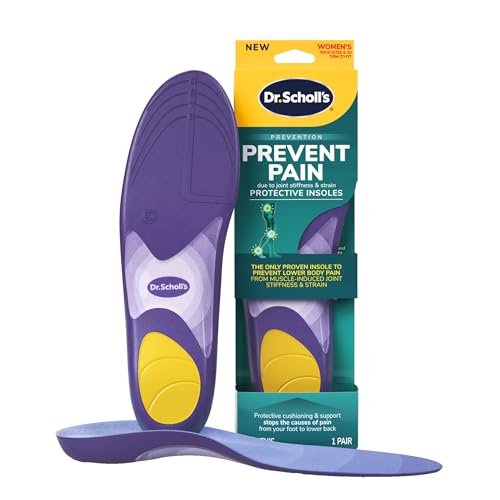 Dr. Scholl’s Prevent Pain Einlegesohlen für Damen, Größe 6-10, 1 Paar: Die einzige nachgewiesene Einlage zur Vorbeugung von Schmerzen im unteren Körper – Fußgewölbestütze für Damen, Schutz vor Rückenschmerzen, Knieschmerzen und Fußschmerzen