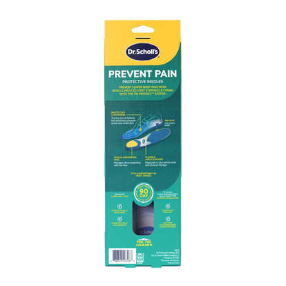 Dr. Scholl's Prevent Pain Protective Einlegesohlen – Schutz vor Fuß-, Knie- und Rückenschmerzen für Herren Größe 8-14