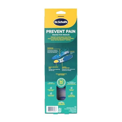 Dr. Scholl's Prevent Pain Protective Einlegesohlen – Schutz vor Fuß-, Knie- und Rückenschmerzen für Herren Größe 8-14