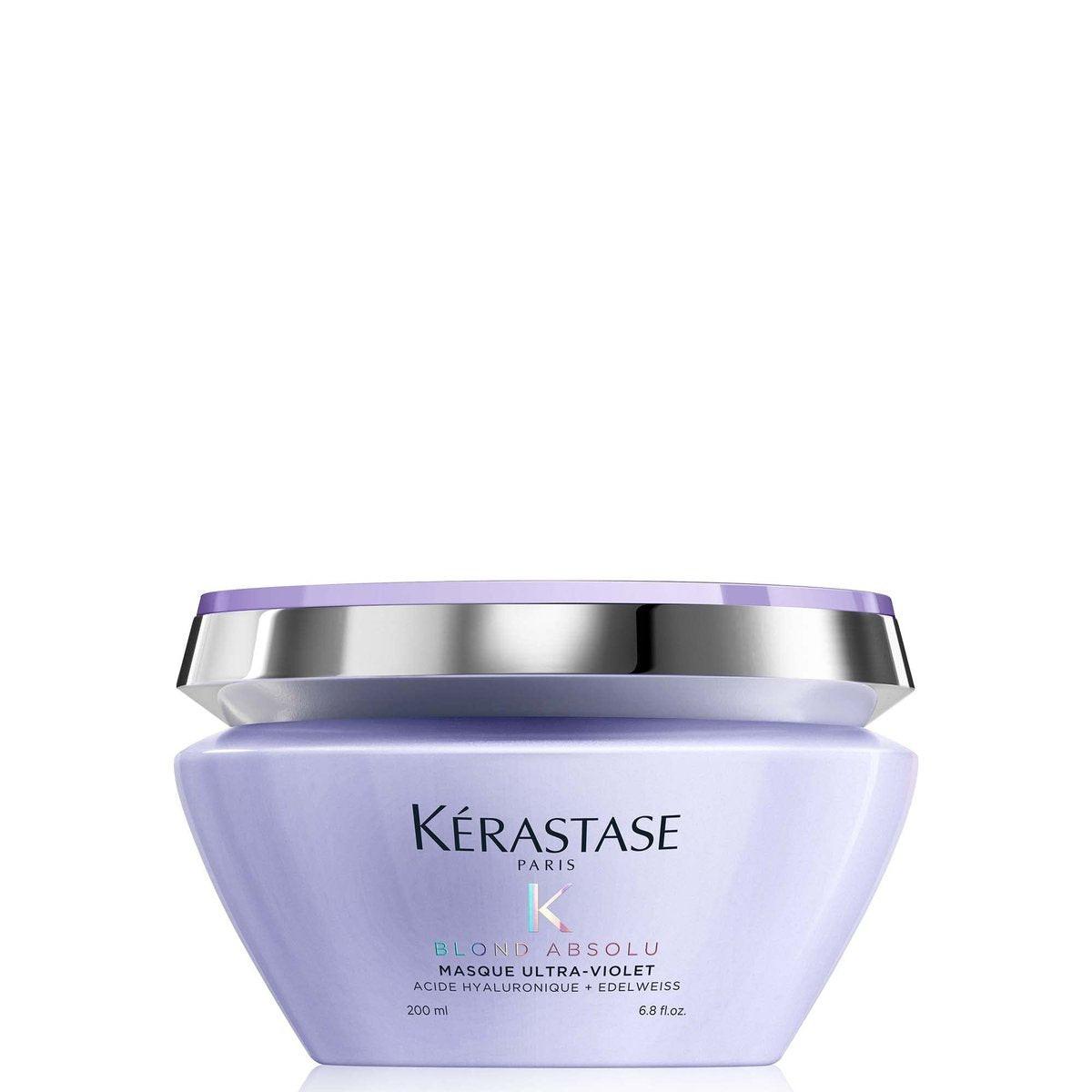 KÉRASTASE Blond Absolu Cicanuit Serum – Über Nacht Haarserum für coloriertes Blond, mit Hyaluronsäure und Edelweißblüte
