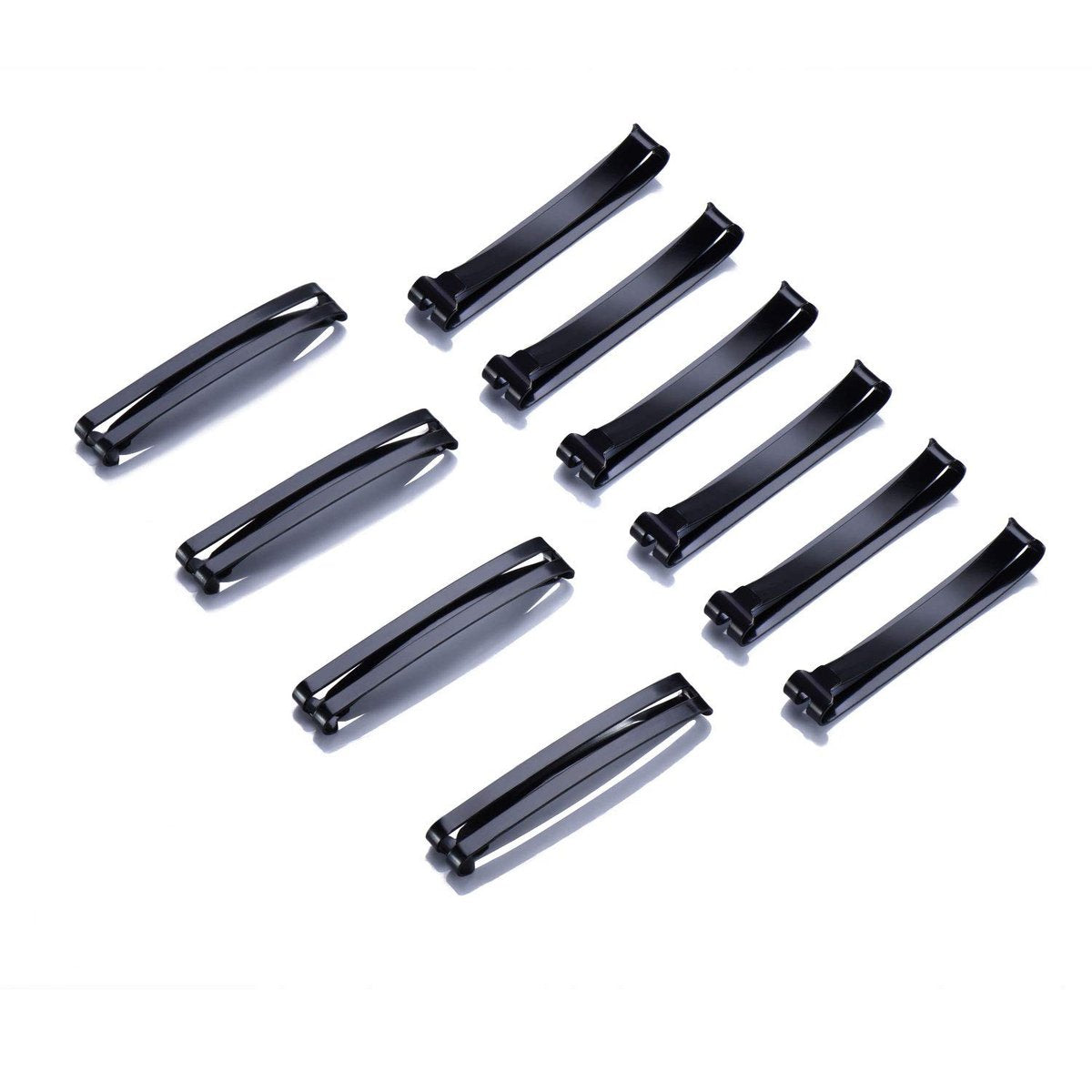 24er Pack Metall Haarspangen No-Slip Grip für Frauen und Mädchen, Schwarz