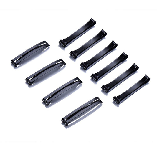 24er Pack Metall Haarspangen No-Slip Grip für Frauen und Mädchen, Schwarz