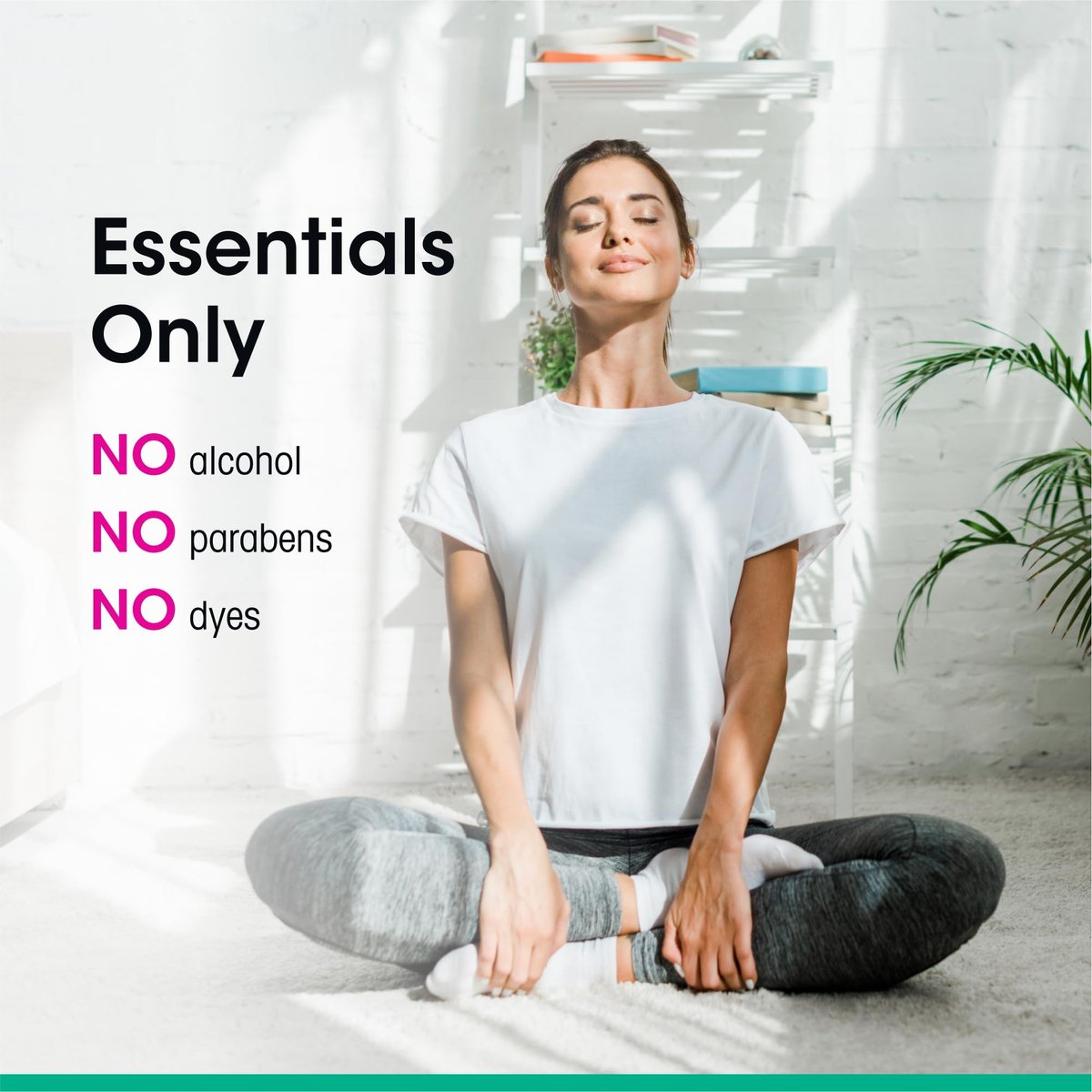 vH essentials Personal Cleansing Spray, pH-ausgleichend mit Milchsäure, stichfrei, Hexenschuss-Formel, parfümfrei, parabenfrei, sprüht kopfüber für einfache äußere intime Reinigung, 118 ml