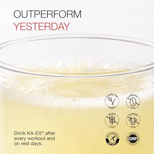 KA EX - Cortisol Stress Reducer für Sportler | Post-Workout-Erholung revolutionieren | Klinisch getestet und von Tausenden Profisportlern vertraut | Schweizer Wissenschaft I Vegan (3er Pack)