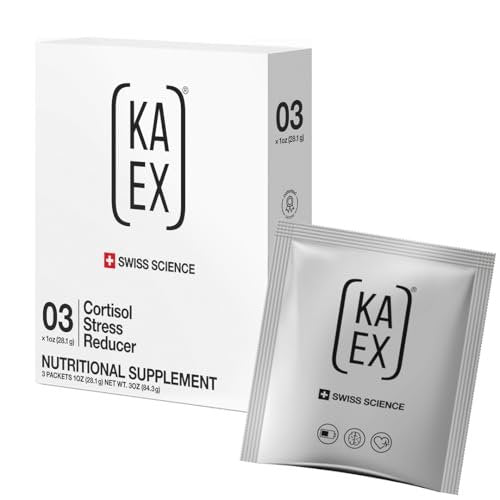 KA EX - Cortisol Stress Reducer für Sportler | Post-Workout-Erholung revolutionieren | Klinisch getestet und von Tausenden Profisportlern vertraut | Schweizer Wissenschaft I Vegan (3er Pack)