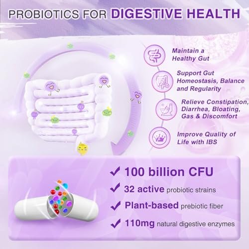 ZEBORA Probiotika für Frauen Verdauungsgesundheit mit Enzymen & Präbiotika 100 Milliarden KBE | Vaginale Probiotika mit D-Mannose & Cranberry | Unterstützung der Harnwege | Immunsystem, 90 Kapseln