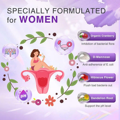 ZEBORA Probiotika für Frauen Verdauungsgesundheit mit Enzymen & Präbiotika 100 Milliarden KBE | Vaginale Probiotika mit D-Mannose & Cranberry | Unterstützung der Harnwege | Immunsystem, 90 Kapseln