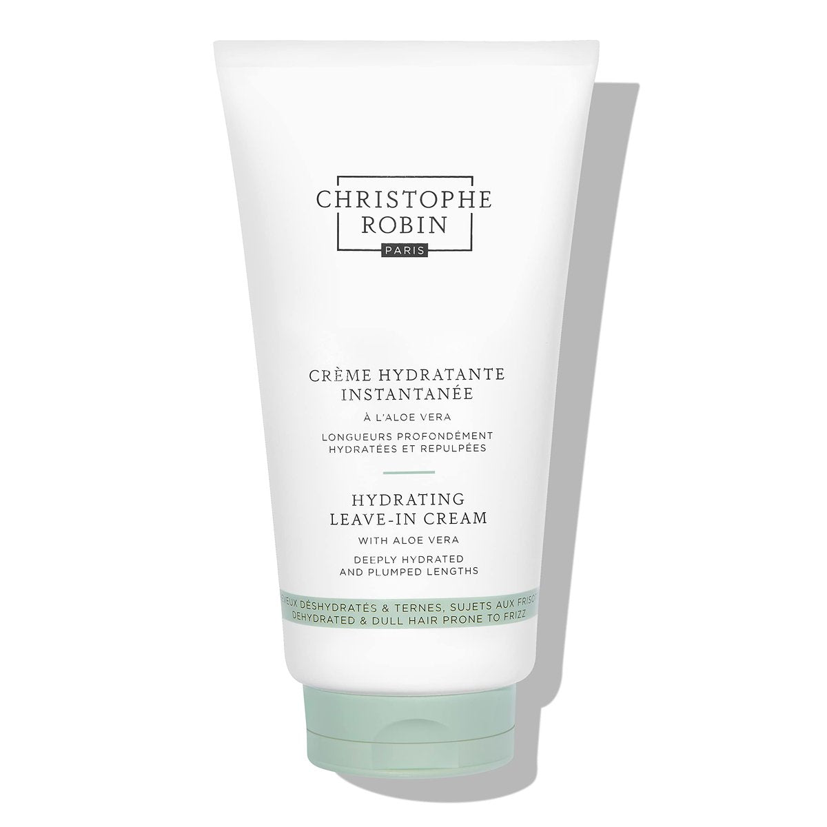 Christophe Robin Feuchtigkeitsspendende Leave-In Creme mit Aloe Vera für trockenes Haar – Hitzeschutz, 150 ml