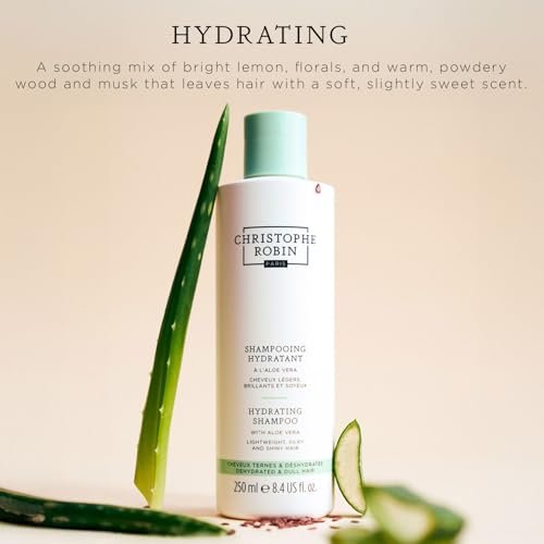 Christophe Robin Feuchtigkeitsspendende Leave-In Creme mit Aloe Vera für trockenes Haar – Hitzeschutz, 150 ml