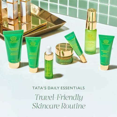 Tata Harper Daily Essentials Set – Beste natürliche Hautpflege für unterwegs | Reisegröße