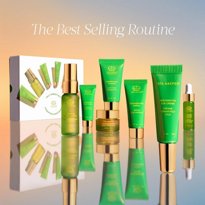 Tata Harper Daily Essentials Set – Beste natürliche Hautpflege für unterwegs | Reisegröße