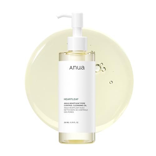 ANUA Heartleaf Pore Control Cleansing Oil – Sanfte Reinigung für alle Hauttypen, 6,76 fl.oz