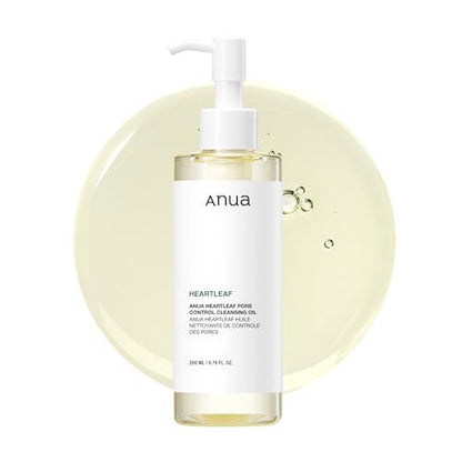 ANUA Heartleaf Pore Control Cleansing Oil – Sanfte Reinigung für alle Hauttypen, 6,76 fl.oz